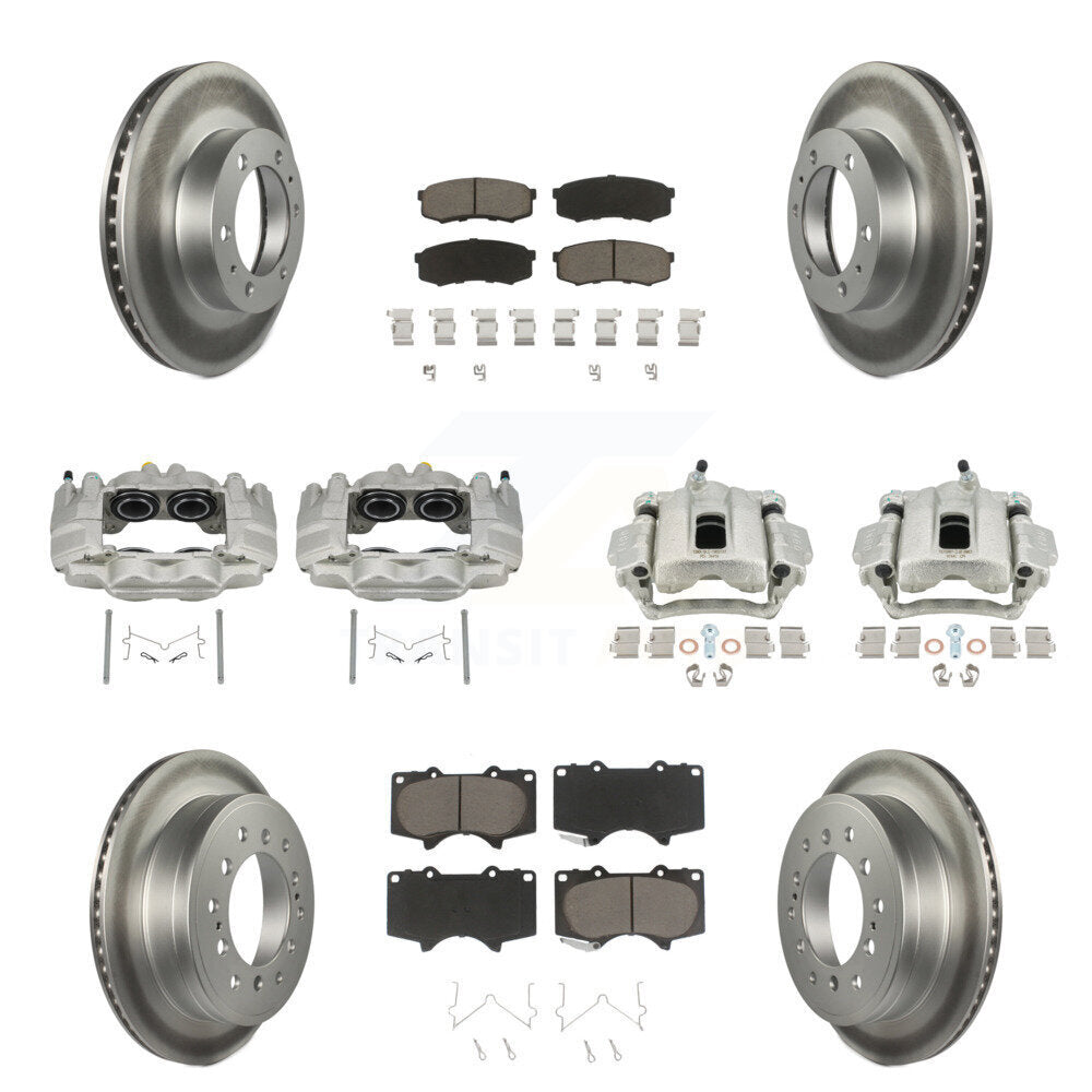 Transit Auto KCG-100779C Disc Brake Kit for 2010-2014 Toyota FJ Cruiser - Front and Rear product image