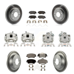Transit Auto KCG-100779P Disc Brake Kit for 2017-2020 Hyundai Elantra - Front and Rear product image