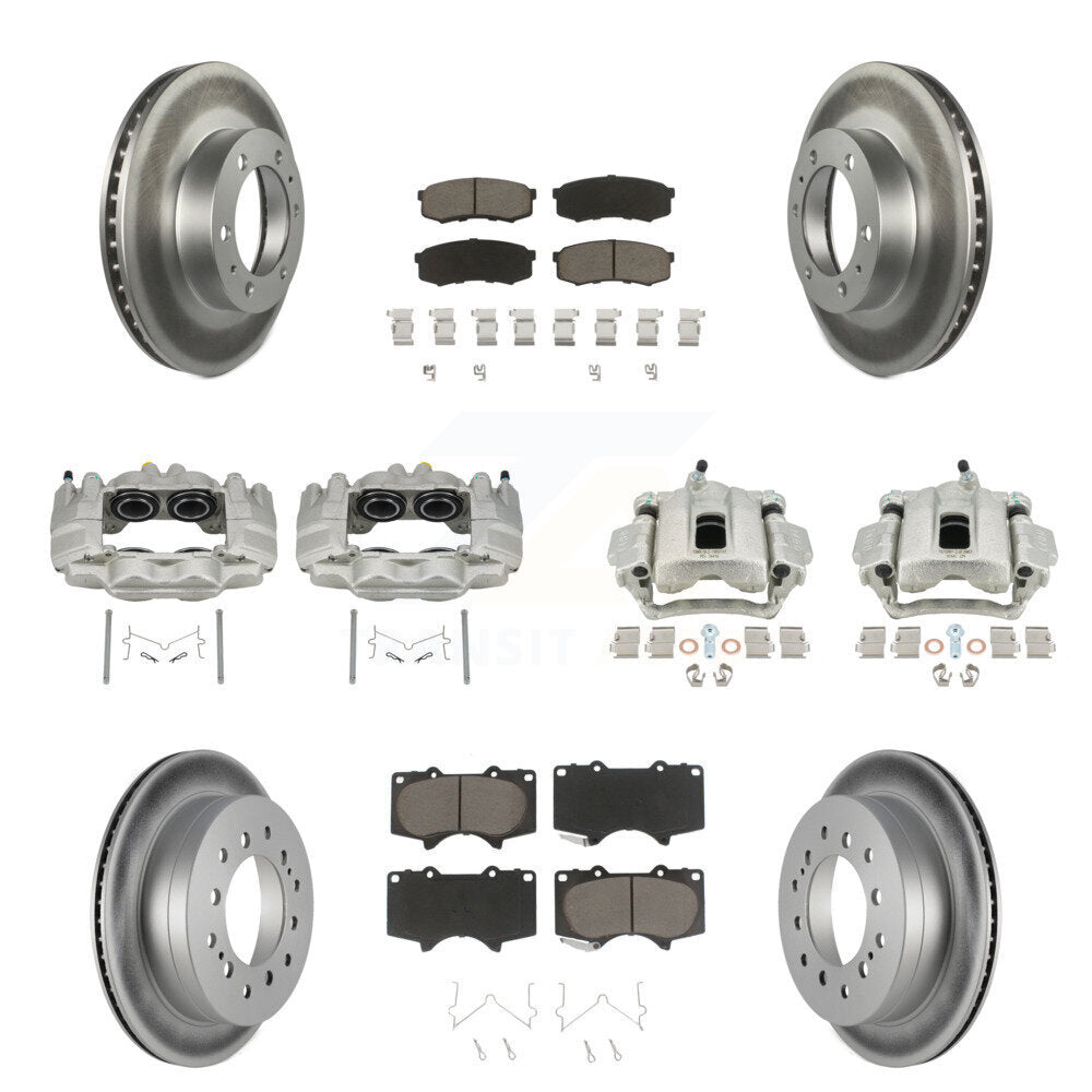 Transit Auto KCG-100780C Disc Brake Kit for 2007-2009 Toyota FJ Cruiser - Front and Rear product image