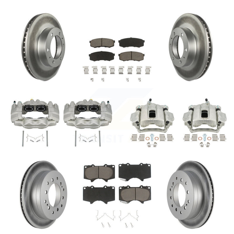 Transit Auto KCG-100780C Disc Brake Kit for 2007-2009 Toyota FJ Cruiser - Front and Rear product image