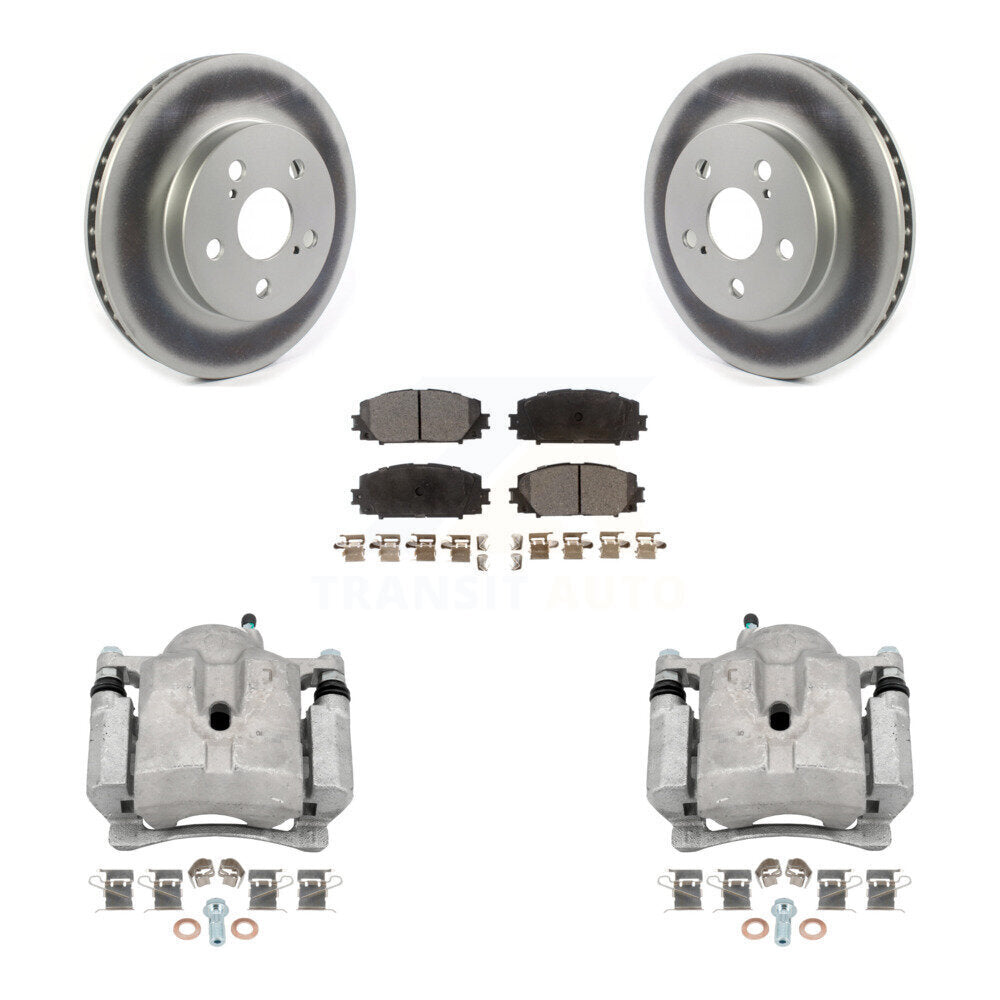 Transit Auto KCG-100780T Disc Brake Kit for 2016-2022 Toyota Corolla, Toyota Prius Prime, Toyota Prius - Front product image
