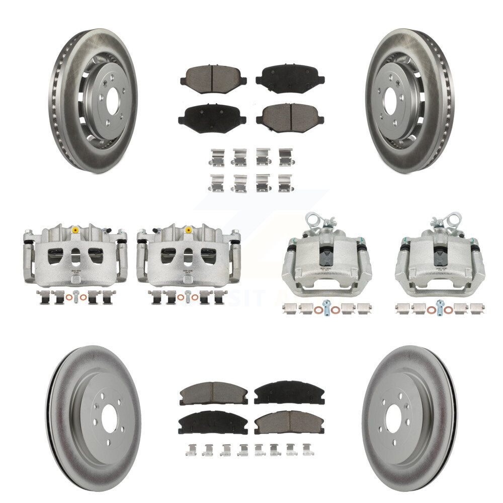 Transit Auto KCG-100781C Disc Brake Kit for 2013-2019 Ford Taurus, Ford Explorer, Ford Special Service Police Sedan & more - Front and Rear product image
