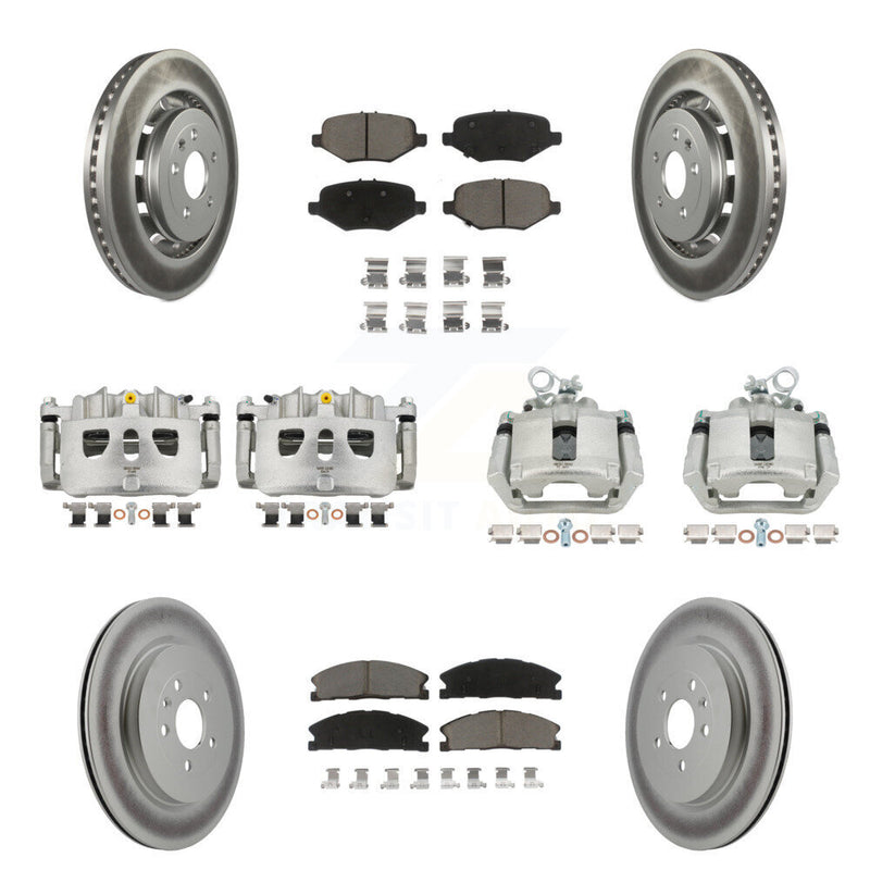 Transit Auto KCG-100781C Disc Brake Kit for 2013-2019 Ford Taurus, Ford Explorer, Ford Special Service Police Sedan & more - Front and Rear product image