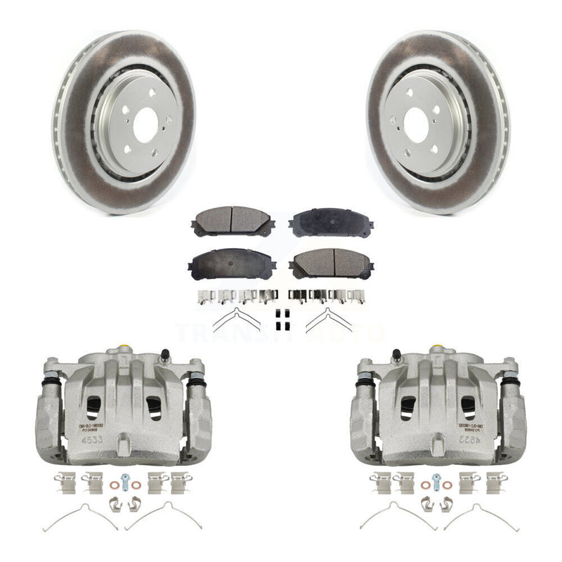 Transit Auto KCG-100782T Disc Brake Kit for 2022 Lexus NX250, Lexus NX350, Lexus NX350h - Front product image