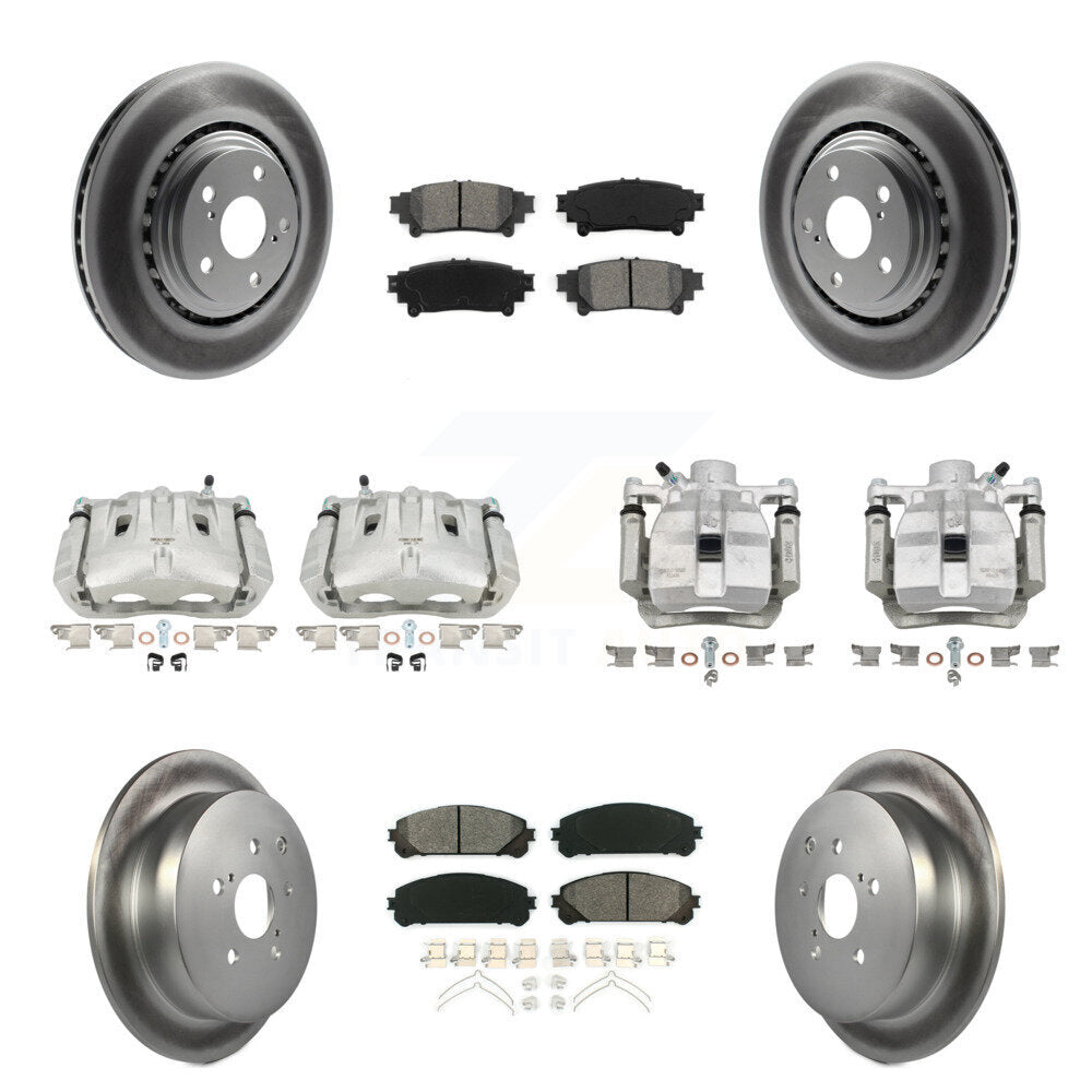Transit Auto KCG-100784S Disc Brake Kit for 2010-2012 Toyota Sienna, Lexus RX350 - Front and Rear product image