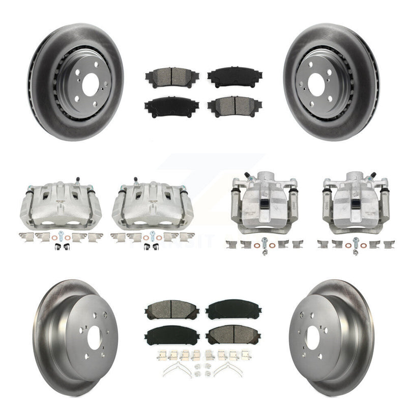 Transit Auto KCG-100784S Disc Brake Kit for 2010-2012 Toyota Sienna, Lexus RX350 - Front and Rear product image