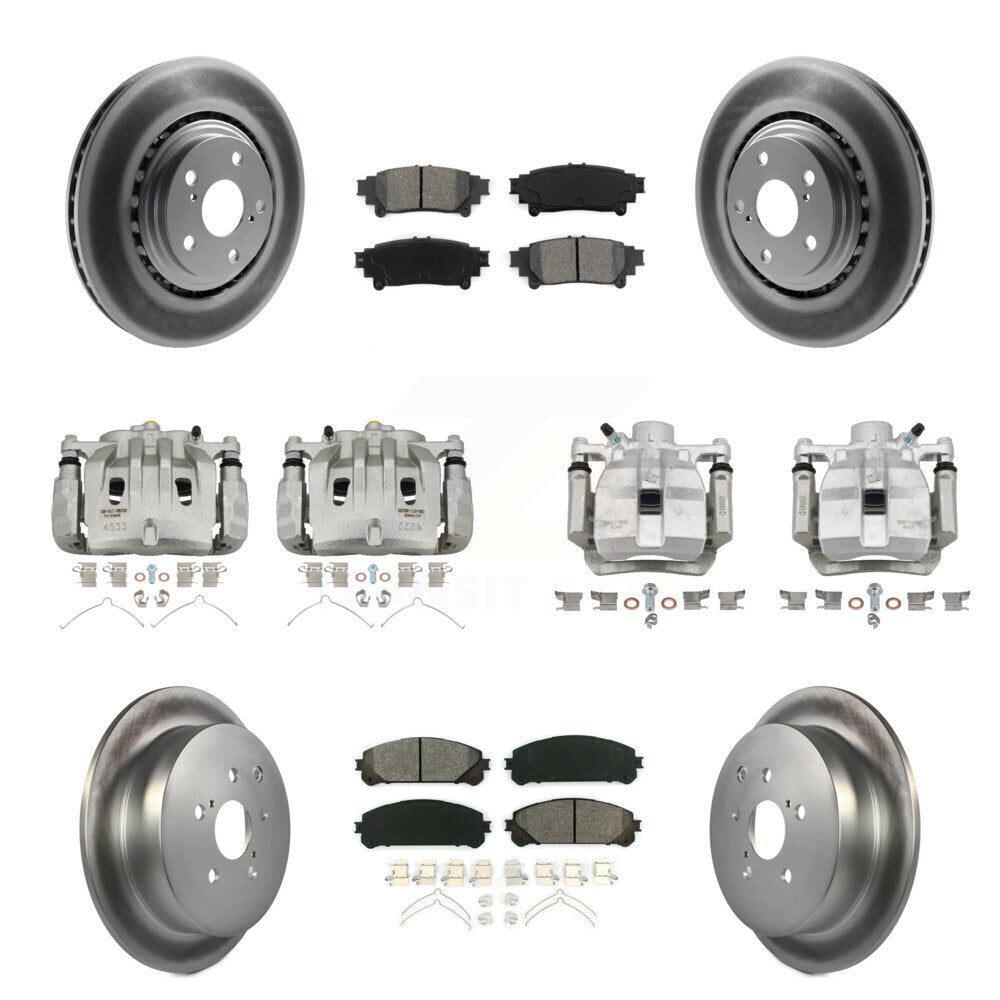 Transit Auto KCG-100785S Disc Brake Kit for 2010-2012 Lexus RX450h, Lexus RX350 - Front and Rear product image