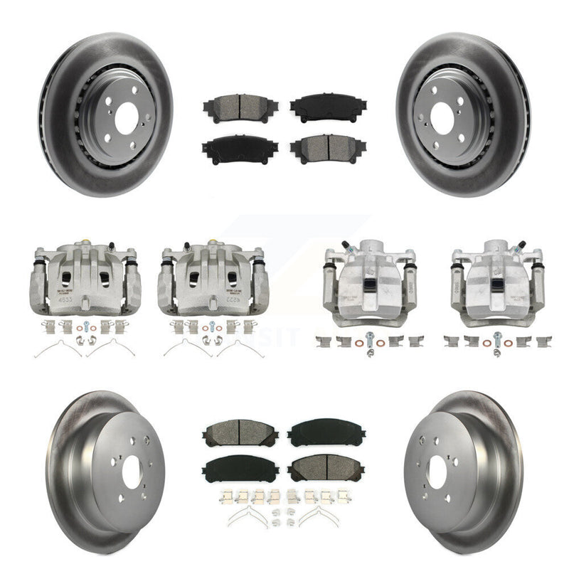 Transit Auto KCG-100785S Disc Brake Kit for 2010-2012 Lexus RX450h, Lexus RX350 - Front and Rear product image