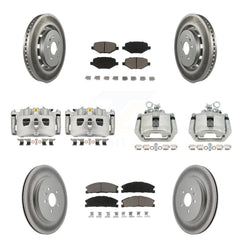 Transit Auto KCG-100786C Disc Brake Kit for 2013-2019 Ford Taurus, Ford Explorer, Lincoln MKS & more - Front and Rear product image