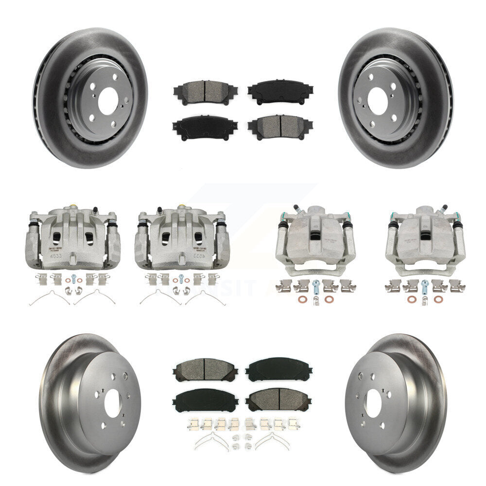 Transit Auto KCG-100786S Disc Brake Kit for 2012-2015 Lexus RX350, Lexus RX450h - Front and Rear product image