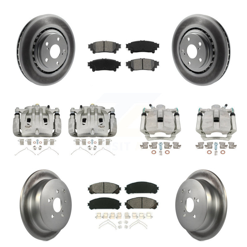 Transit Auto KCG-100786S Disc Brake Kit for 2012-2015 Lexus RX350, Lexus RX450h - Front and Rear product image