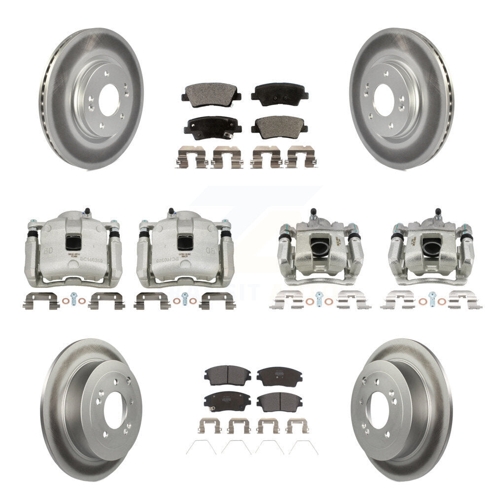 Transit Auto KCG-100787P Disc Brake Kit for 2016-2021 Hyundai Tucson, Kia Sportage - Front and Rear product image