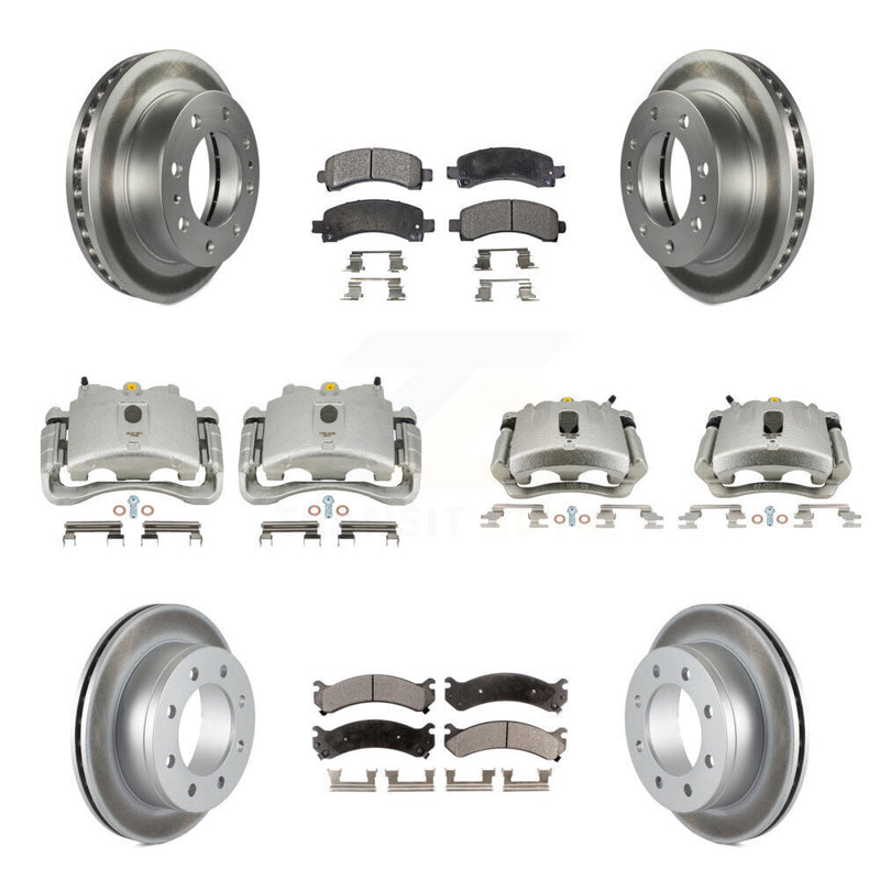 Transit Auto KCG-100788T Disc Brake Kit for 2007-2018 Chevrolet Express 2500, GMC Savana 2500 - Front and Rear product image