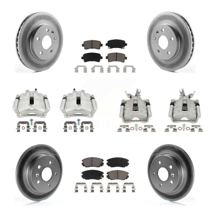 Transit Auto KCG-100789C Disc Brake Kit for 2014-2016 Chevrolet Malibu Limited, Chevrolet Malibu - Front and Rear product image