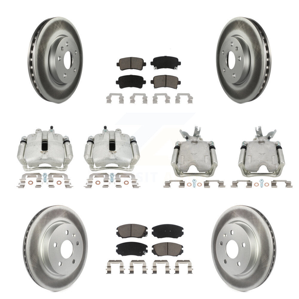 Transit Auto KCG-100790C Disc Brake Kit for 2014-2015 Chevrolet Malibu - Front and Rear product image