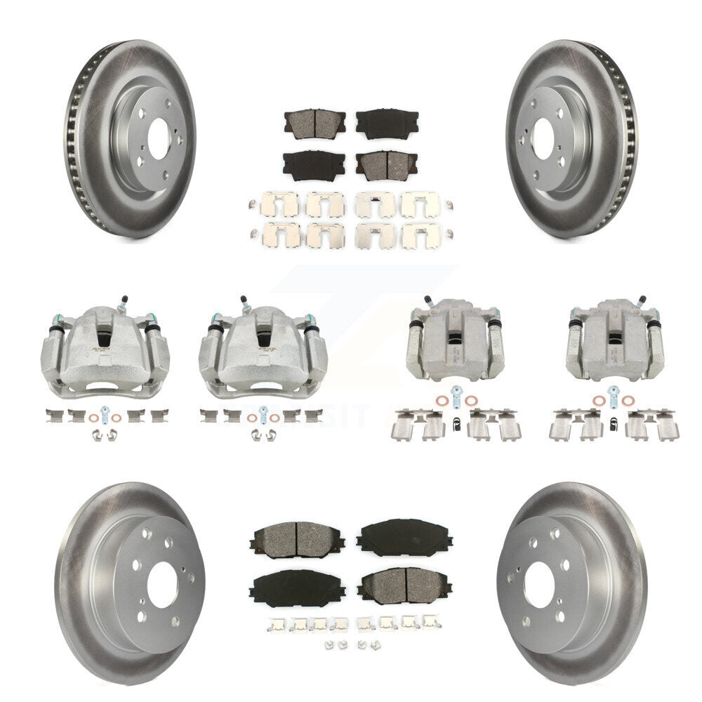 Transit Auto KCG-100790S Disc Brake Kit for 2006-2012 Toyota RAV4 - Front and Rear product image