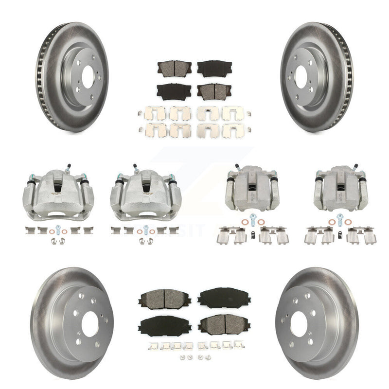 Transit Auto KCG-100790S Disc Brake Kit for 2006-2012 Toyota RAV4 - Front and Rear product image