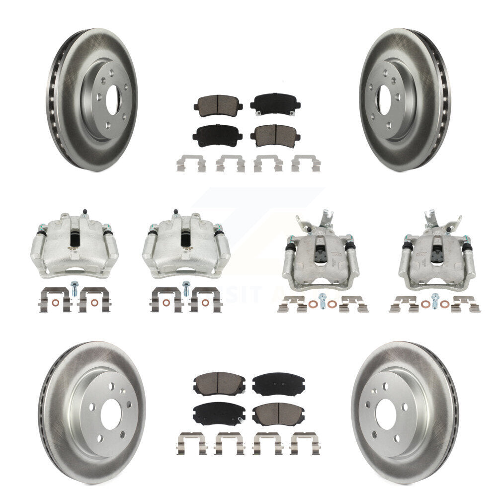 Transit Auto KCG-100791C Disc Brake Kit for 2016 Chevrolet Malibu Limited - Front and Rear product image