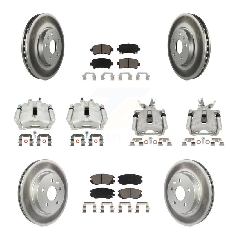 Transit Auto KCG-100791C Disc Brake Kit for 2016 Chevrolet Malibu Limited - Front and Rear product image