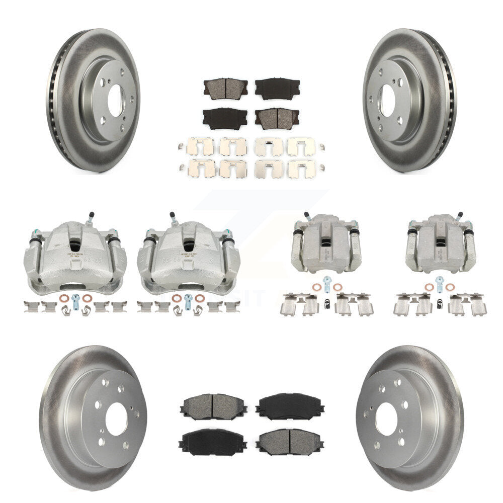 Transit Auto KCG-100791S Disc Brake Kit for 2006-2012 Toyota RAV4 - Front and Rear product image