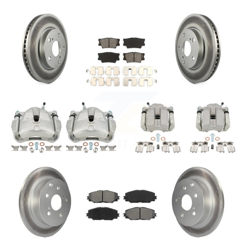 Transit Auto KCG-100791S Disc Brake Kit for 2006-2012 Toyota RAV4 - Front and Rear product image