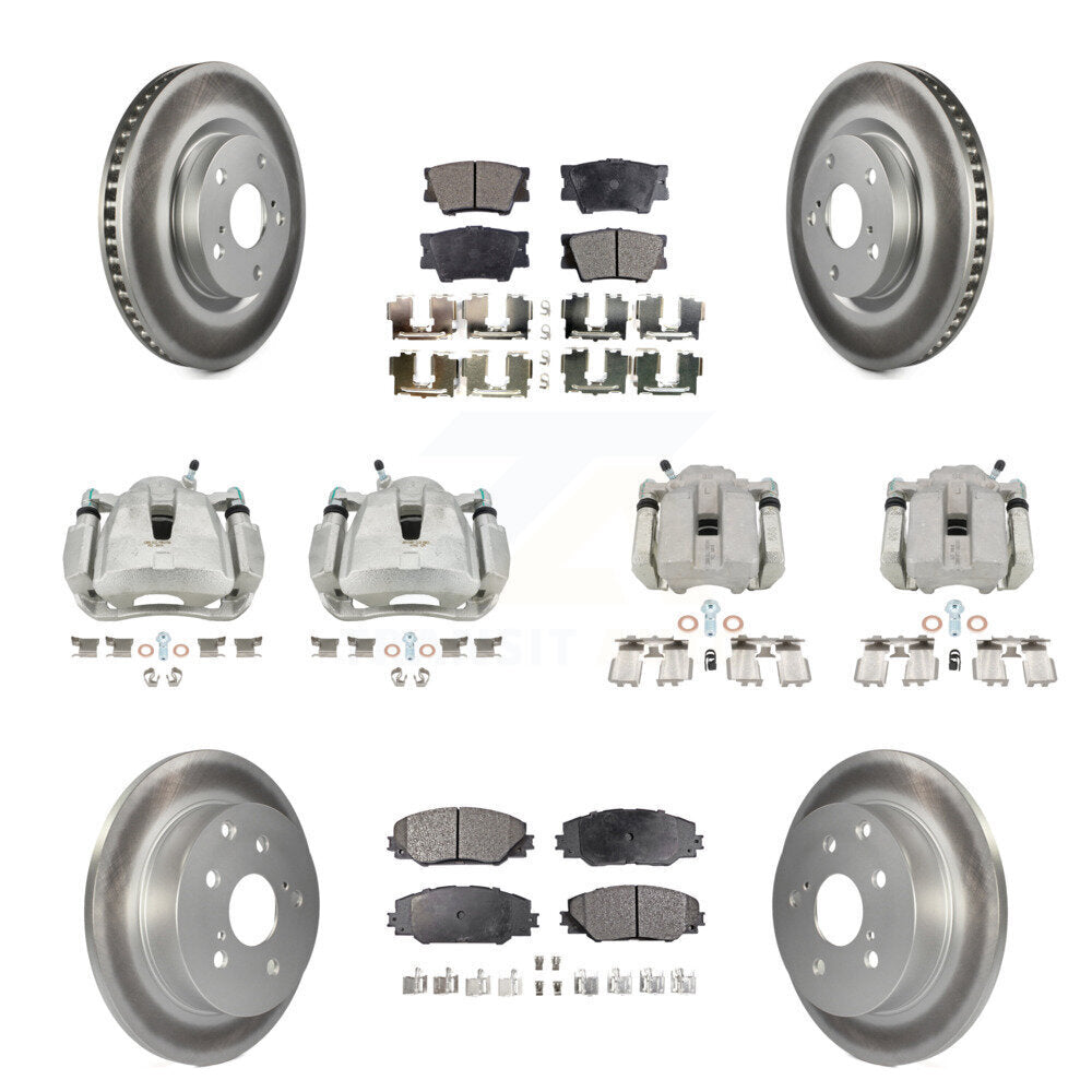 Transit Auto KCG-100791T Disc Brake Kit for 2006-2012 Toyota RAV4 - Front and Rear product image