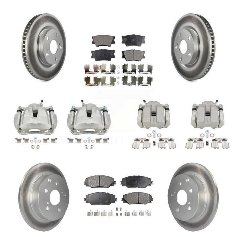 Transit Auto KCG-100791T Disc Brake Kit for 2006-2012 Toyota RAV4 - Front and Rear product image
