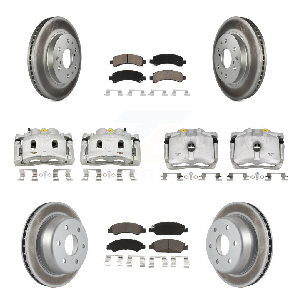 Transit Auto KCG-100792C Disc Brake Kit for 2009-2014 Chevrolet Express 1500, GMC Savana 1500 - Front and Rear product image