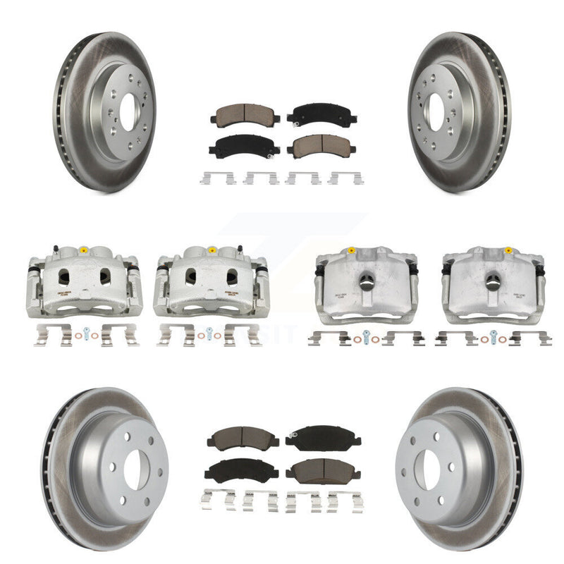 Transit Auto KCG-100792C Disc Brake Kit for 2009-2014 Chevrolet Express 1500, GMC Savana 1500 - Front and Rear product image