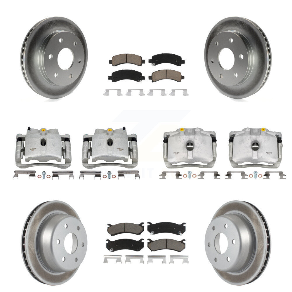 Transit Auto KCG-100793C Disc Brake Kit for 2002-2008 Cadillac Escalade, Chevrolet Avalanche 1500, Chevrolet Express 1500 & more - Front and Rear product image