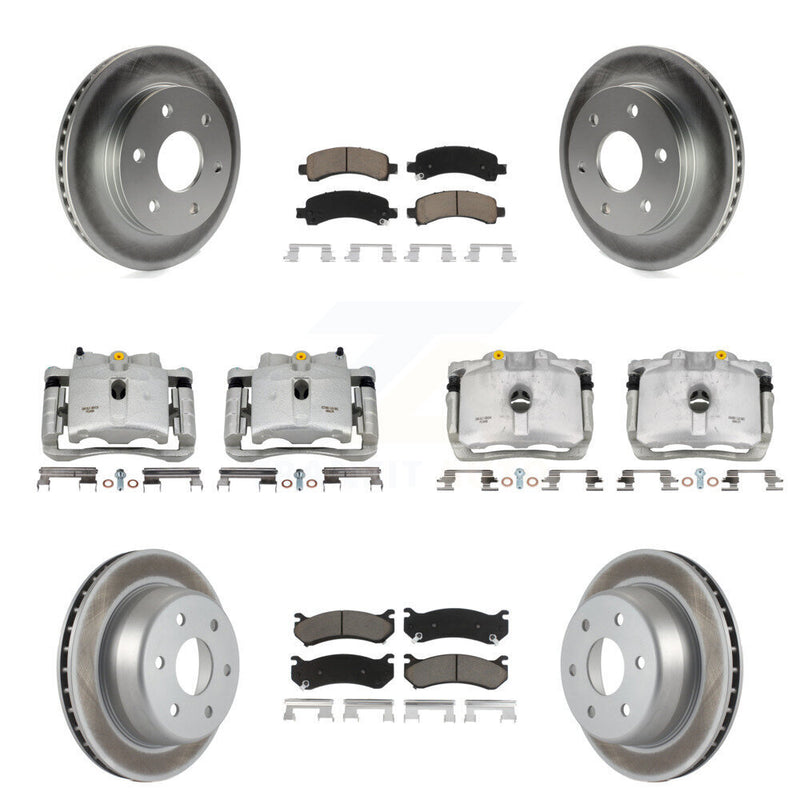 Transit Auto KCG-100793C Disc Brake Kit for 2002-2008 Cadillac Escalade, Chevrolet Avalanche 1500, Chevrolet Express 1500 & more - Front and Rear product image