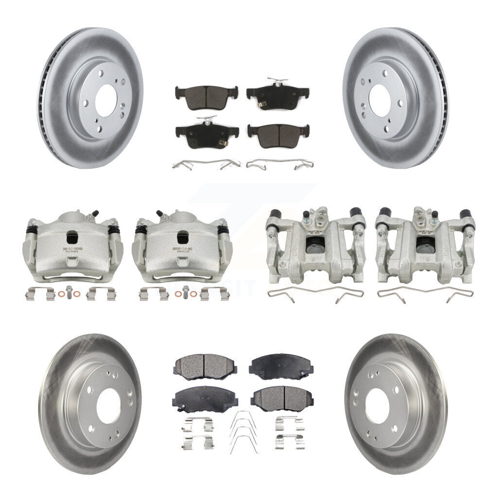 Transit Auto KCG-100793P Disc Brake Kit for 2016-2021 Honda Civic - Front and Rear product image