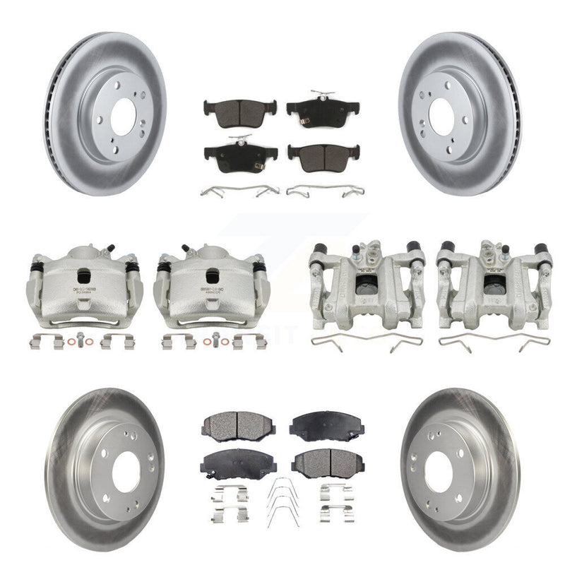 Transit Auto KCG-100793P Disc Brake Kit for 2016-2021 Honda Civic - Front and Rear product image