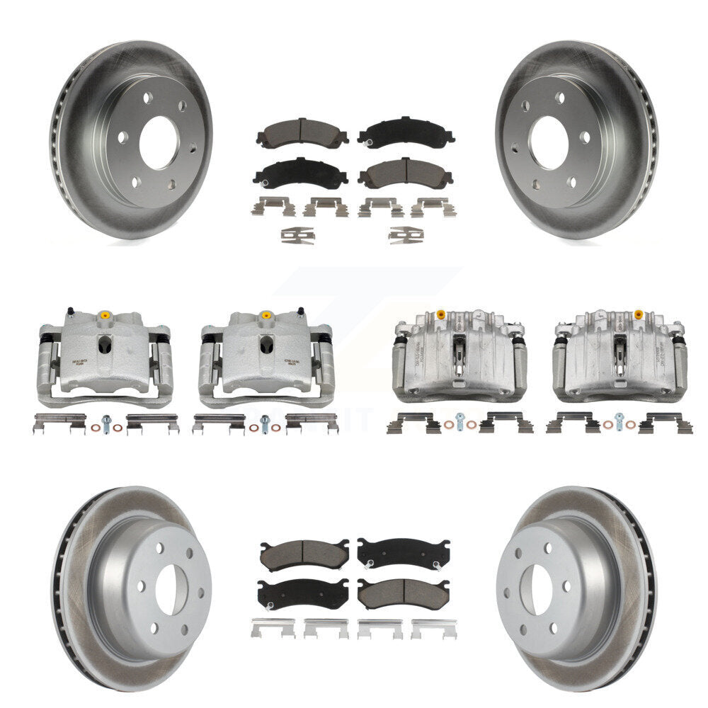 Transit Auto KCG-100794C Disc Brake Kit for 2000-2006 Chevrolet Silverado 1500, Cadillac Escalade, Cadillac Escalade ESV & more - Front and Rear product image