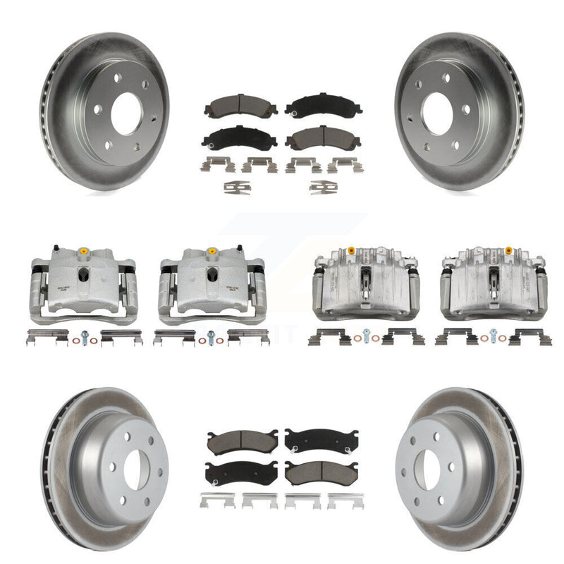 Transit Auto KCG-100794C Disc Brake Kit for 2000-2006 Chevrolet Silverado 1500, Cadillac Escalade, Cadillac Escalade ESV & more - Front and Rear product image