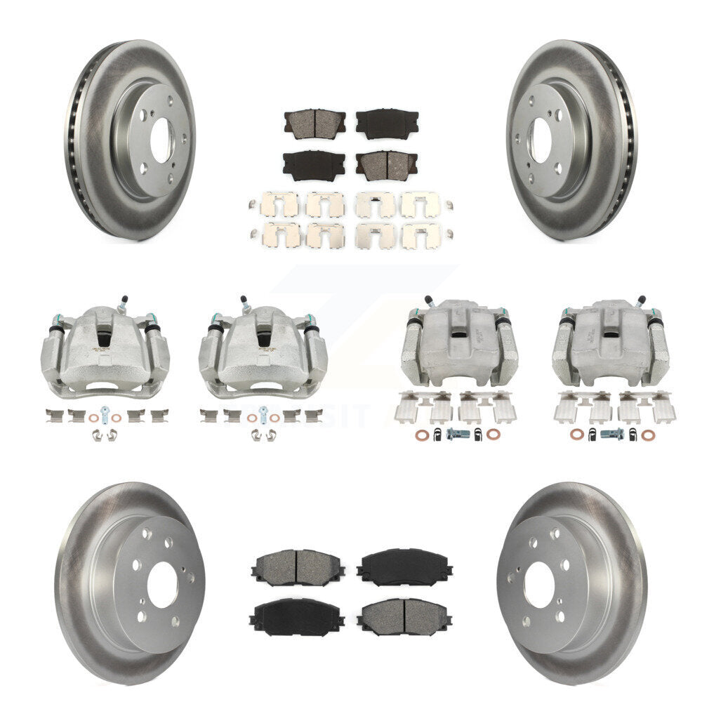 Transit Auto KCG-100794S Disc Brake Kit for 2014-2015 Toyota RAV4 - Front and Rear product image