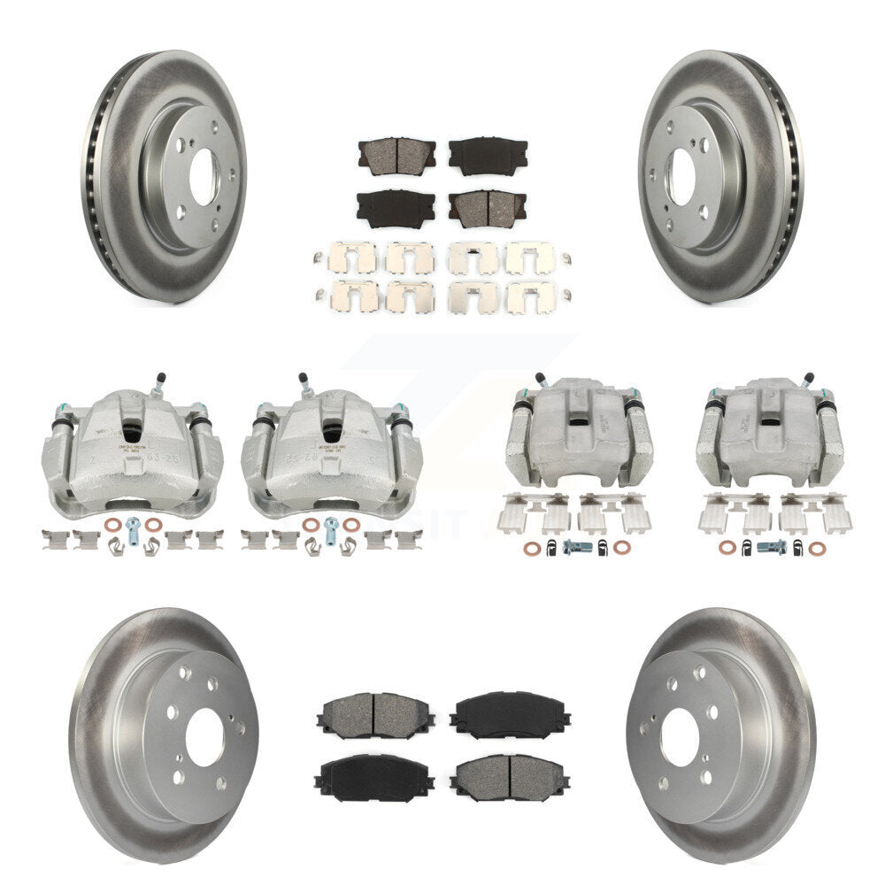 Transit Auto KCG-100795S Disc Brake Kit for 2014-2015 Toyota RAV4 - Front and Rear product image