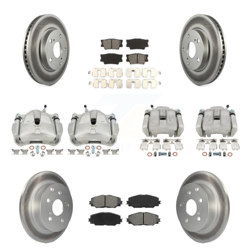 Transit Auto KCG-100795S Disc Brake Kit for 2014-2015 Toyota RAV4 - Front and Rear product image