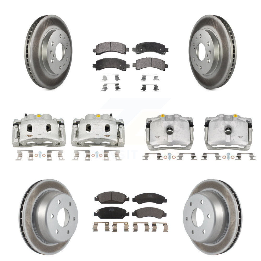 Transit Auto KCG-100795T Disc Brake Kit for 2009-2014 Chevrolet Express 1500, GMC Savana 1500 - Front and Rear product image