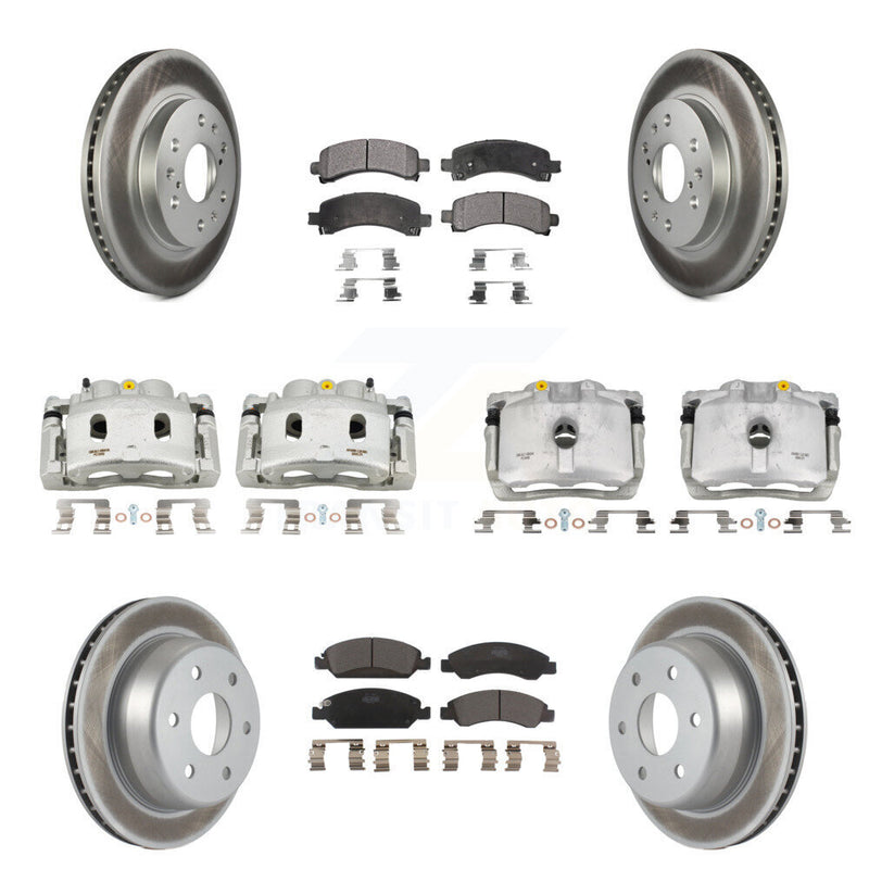 Transit Auto KCG-100795T Disc Brake Kit for 2009-2014 Chevrolet Express 1500, GMC Savana 1500 - Front and Rear product image
