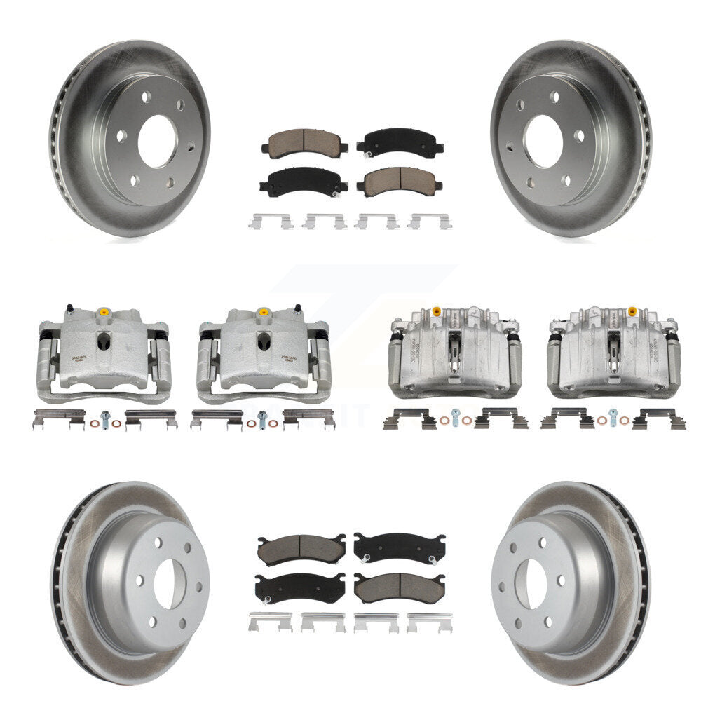Transit Auto KCG-100796C Disc Brake Kit for 2002 Chevrolet Tahoe, GMC Yukon, GMC Yukon XL 1500 - Front and Rear product image