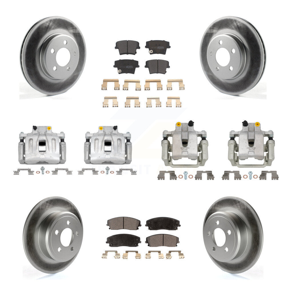 Transit Auto KCG-100796P Disc Brake Kit for 2012-2018 Chrysler 300, Dodge Charger - Front and Rear product image