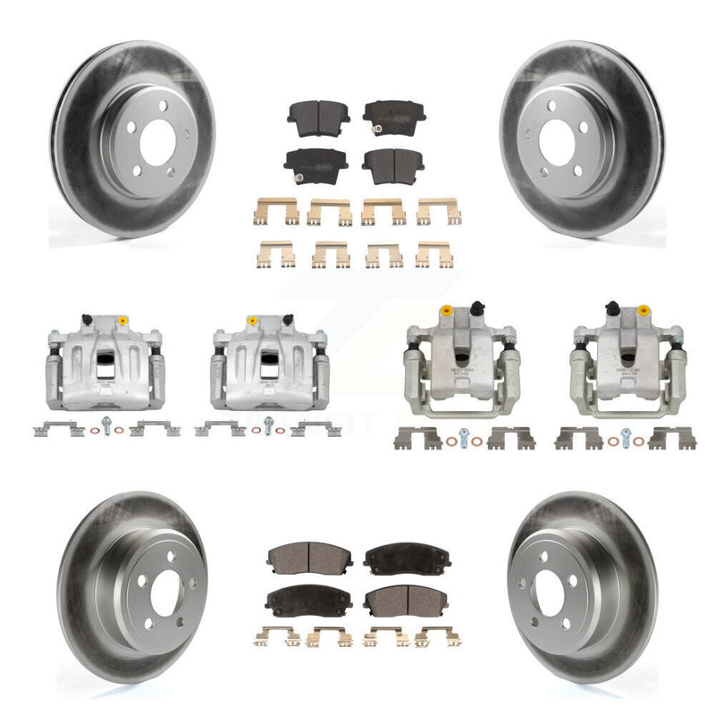 Transit Auto KCG-100796P Disc Brake Kit for 2012-2018 Chrysler 300, Dodge Charger - Front and Rear product image