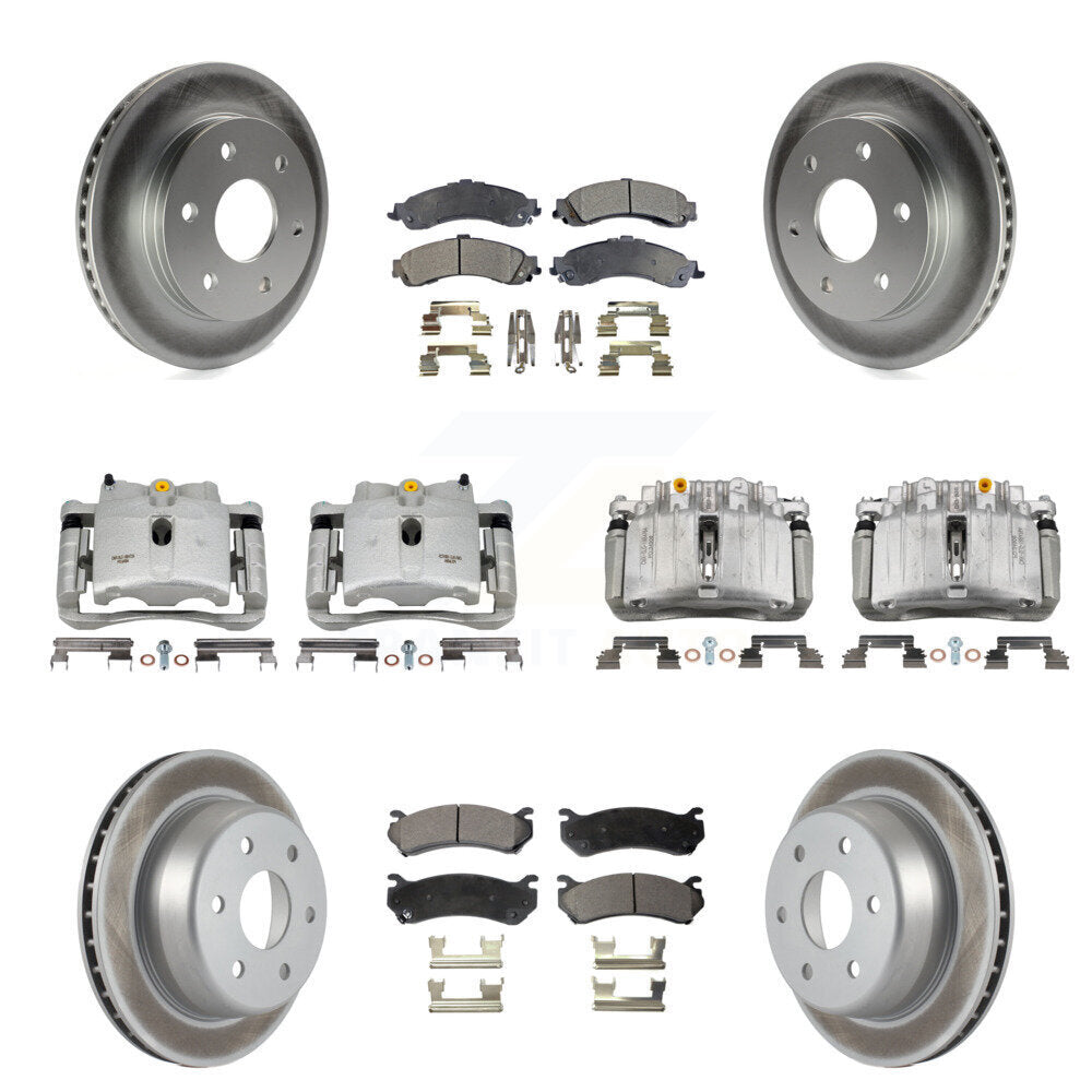 Transit Auto KCG-100797T Disc Brake Kit for 2000-2006 Chevrolet Silverado 1500, Cadillac Escalade, Cadillac Escalade ESV & more - Front and Rear product image