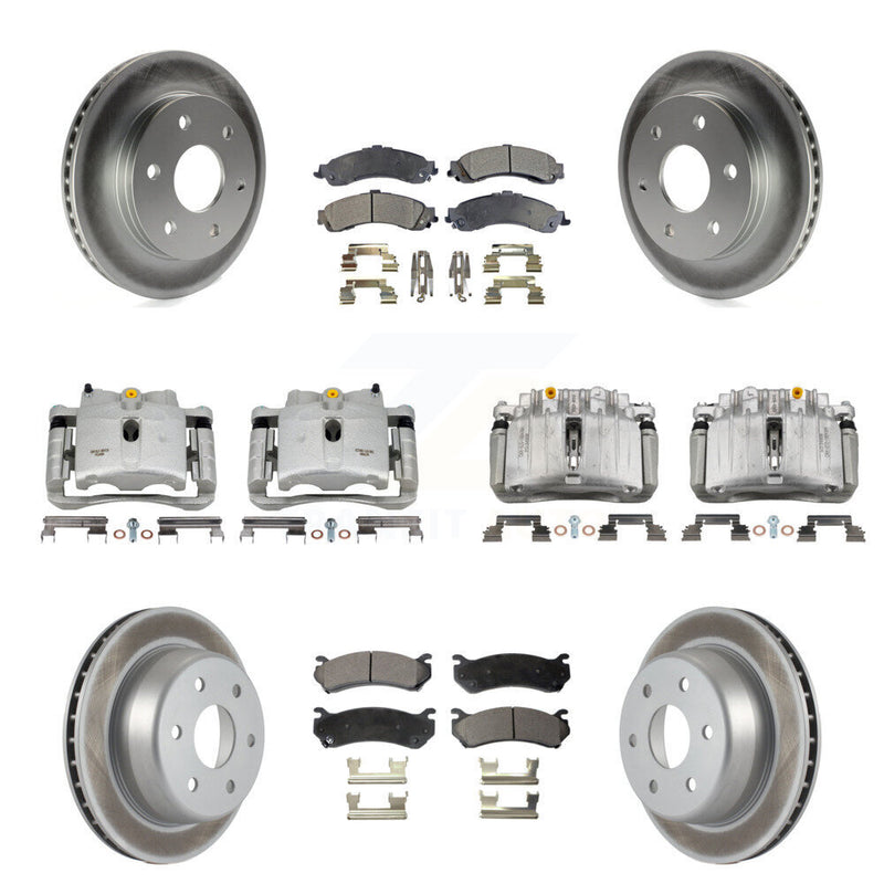 Transit Auto KCG-100797T Disc Brake Kit for 2000-2006 Chevrolet Silverado 1500, Cadillac Escalade, Cadillac Escalade ESV & more - Front and Rear product image