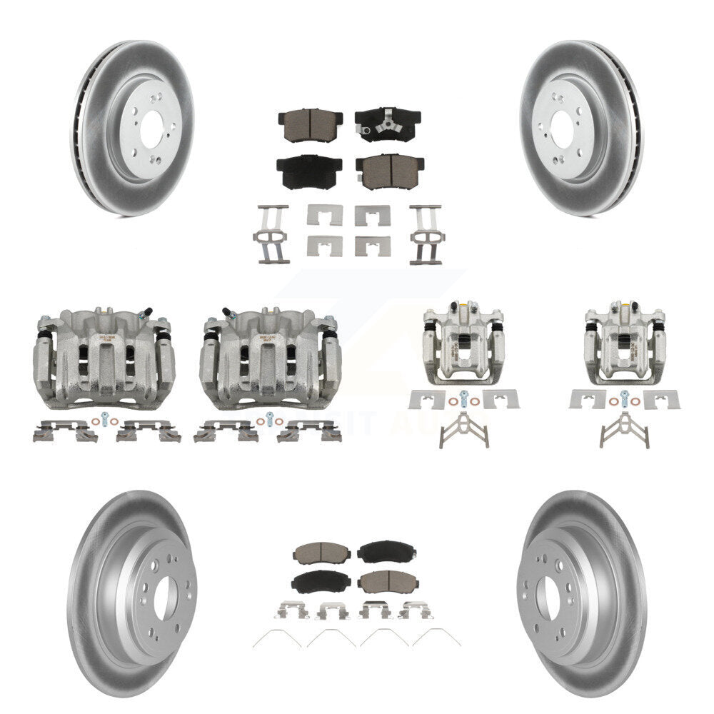 Transit Auto KCG-100798C Disc Brake Kit for 2012-2015 Honda Crosstour - Front and Rear product image