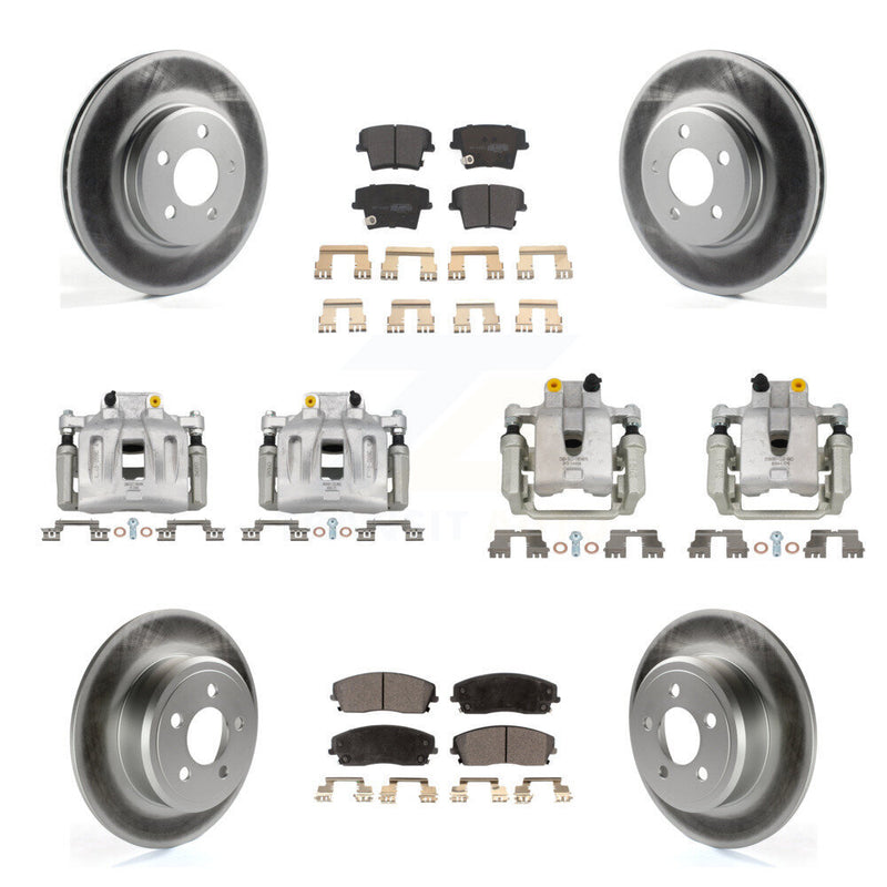 Transit Auto KCG-100798P Disc Brake Kit for 2005-2011 Chrysler 300, Dodge Challenger, Dodge Charger & more - Front and Rear product image