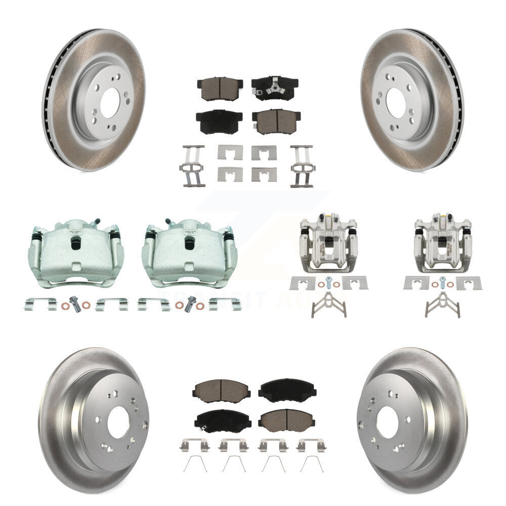 Transit Auto KCG-100800C Disc Brake Kit for 2012-2016 Honda CR-V - Front and Rear product image