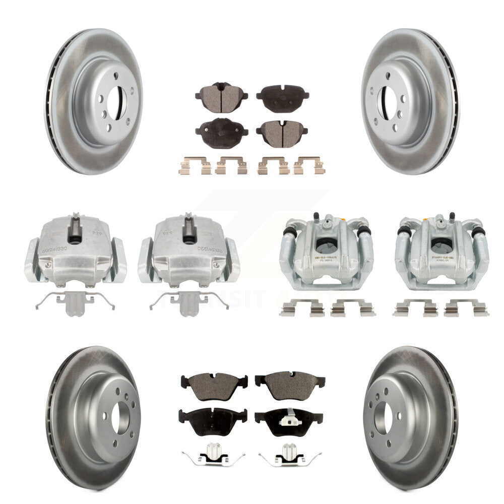 Transit Auto KCG-100800P Disc Brake Kit for 2011-2016 BMW 528i xDrive, BMW 528i - Front and Rear product image