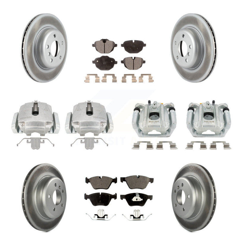Transit Auto KCG-100800P Disc Brake Kit for 2011-2016 BMW 528i xDrive, BMW 528i - Front and Rear product image